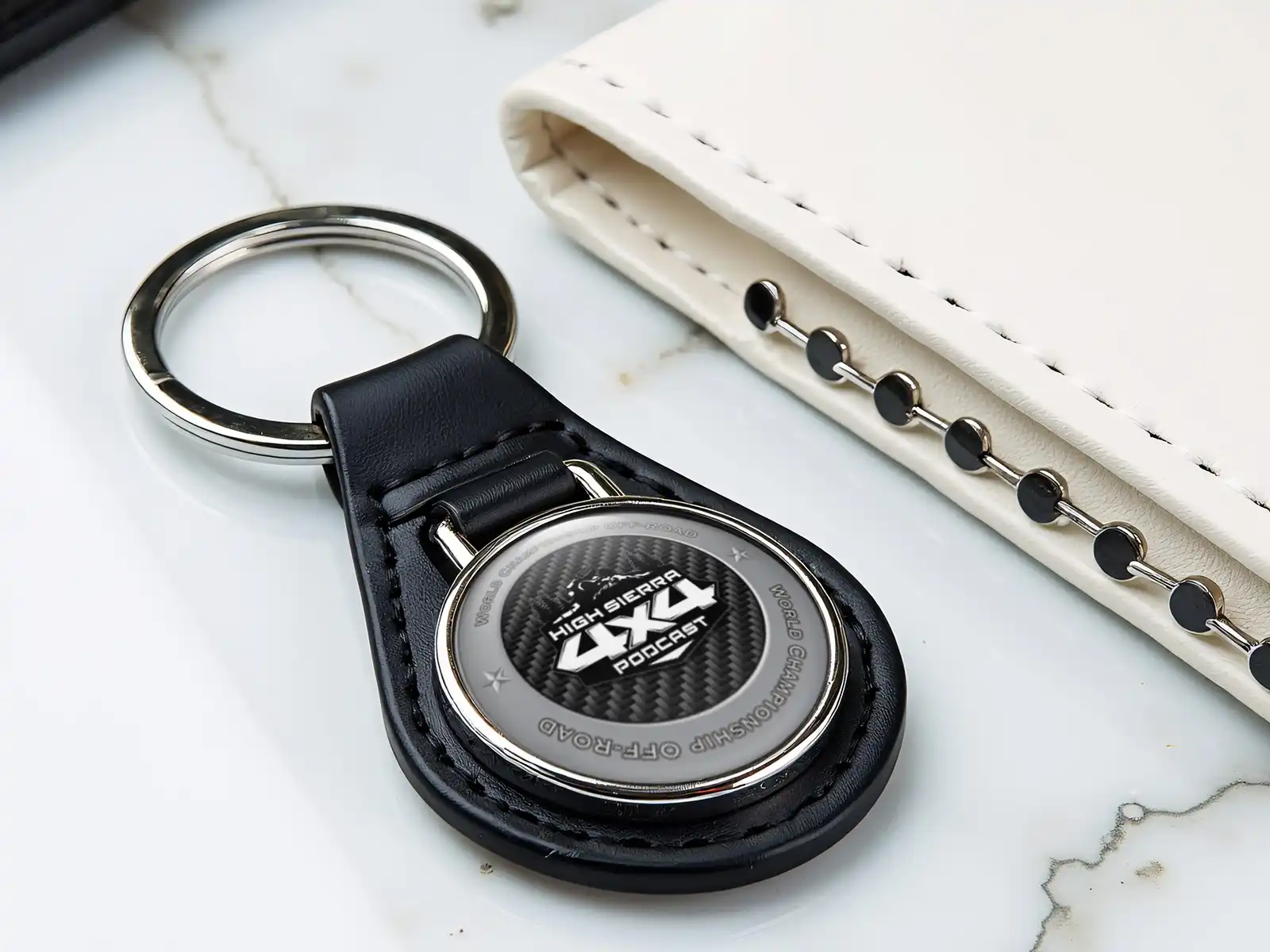 Key Chain Leather Durable Tuning Sports Make